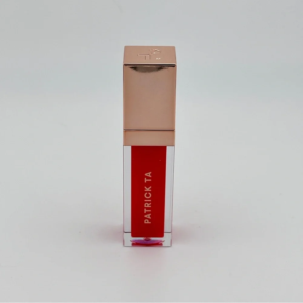 🆕 PATRICK TA Major Volume Plumping Lip Gloss - Full Syringe (sheer red) NIB